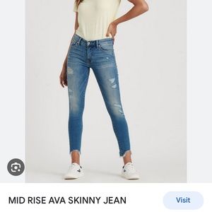 Lucky Brand Midrise Ava Skinny Jean